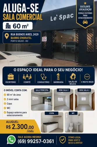 Sala Comercial, Boa Localização