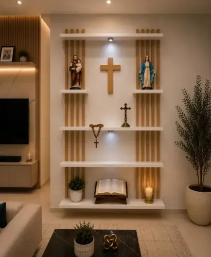 Painel altar de parede