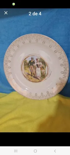 Grande prato decoração.