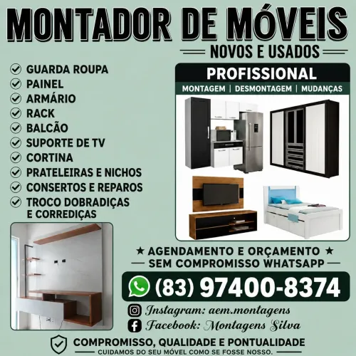 *Montador de Móveis* Estou Disponível*