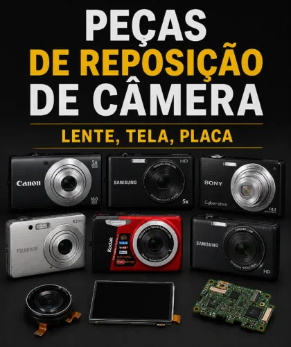 Peças reposição câmeras digitais - LEIA DESCRIÇÃO