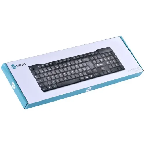 Teclado Usb Dynamic Chocolate Abnt2 Cabo 1.8M Preto - Vinik - Dt160