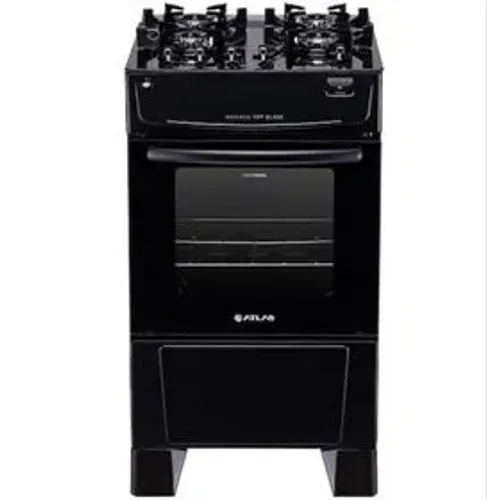 Fogão 4 Bocas Mônaco Top Glass com Mesa de Vidro Bivolt - (Oferta)!!