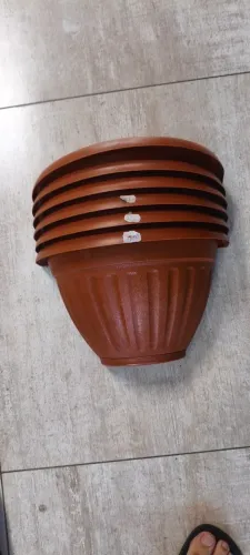Vasos meia lua jardim vertical