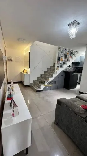 Cobertura com 3 dormitórios à venda, 150 m² por R$ 640.000,00 - Vila América - Santo André