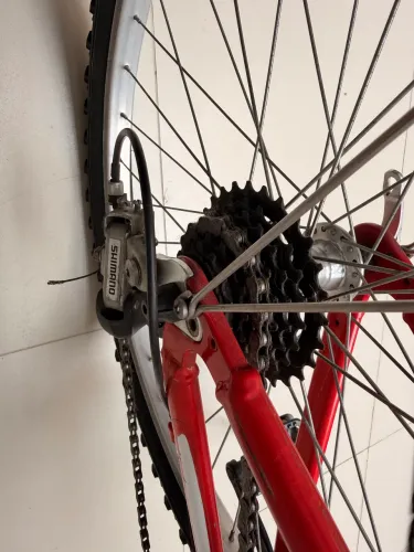 Bicicleta btwin original 5 vermelha