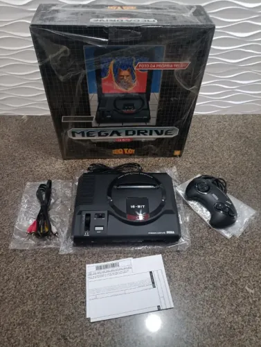Mega Drive 2017 TecToy Completo e Impecável