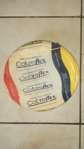 Fio de 4mm cobreflex. 
