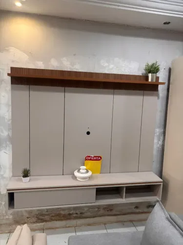 Painel Venus 1,80 - Off White/Freijó