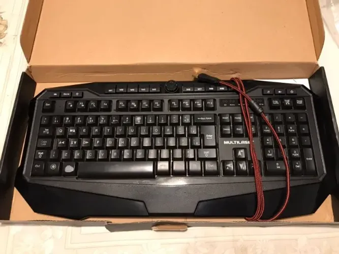 Teclado Gamer Multilaser Warrior (usado)