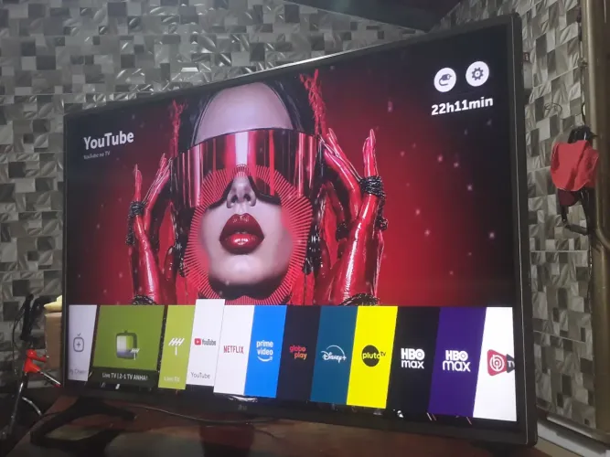 tv 43 smart lg sem detalhes pega todos aplicativos pezinhos e controle entrego *