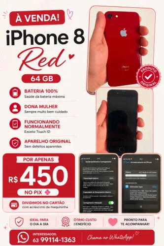 IPHONE 8 SEMI NOVO