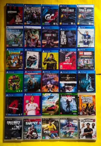 JOGOS DE PS3, PS4, PS5 E XBOX ONE