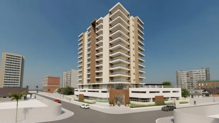 Caiçara Apto 01 dorm, Sac. Gourmet - 225 mil