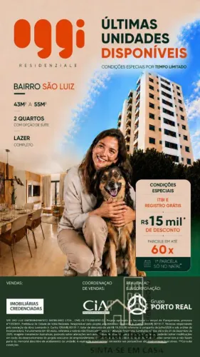 APARTAMENTO 02 QUARTOS | OGGI | SÃO LUIZ | VOLTA REDONDA RJ.