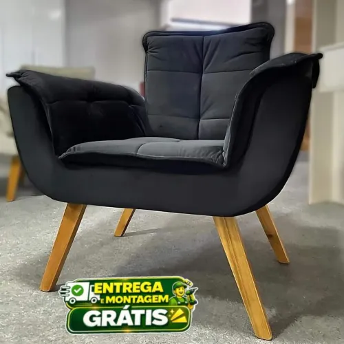Poltrona opala - Preto