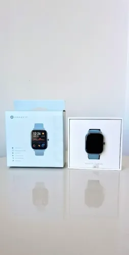 Relógio Digital Barato - Smartwatch Amazfit GTS Steel Blue (Seminovo na Caixa)