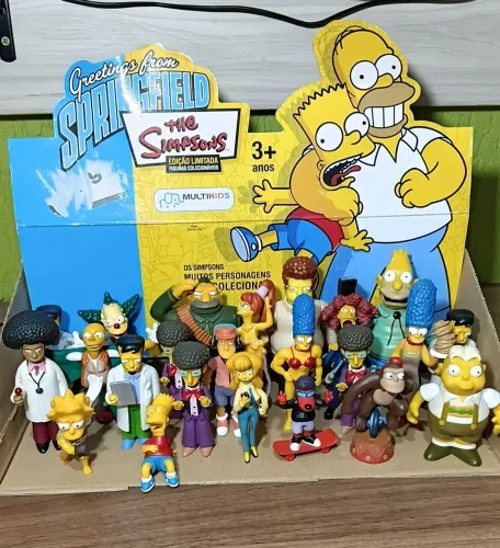 Coleção Bonecos os Simpsons - Longjump e Playmates - Leia Descrição