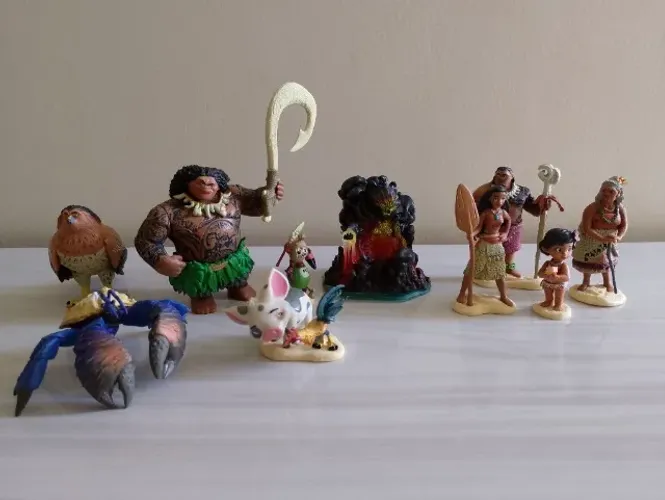 Kit Bonecos Moana Novinho