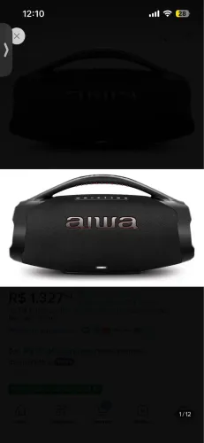 CAIXA DE SOM BOMBOX PLUS AIWA 