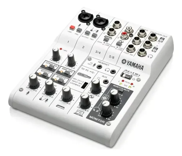 Mix Mesa de som Interface Yamaha Ag06
