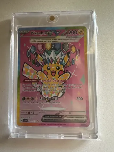 Pikachu ex 277/217 heróis excelsos