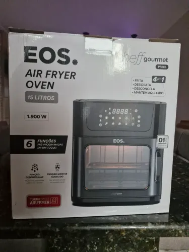 Fritadeira Air Fryer Oven EOS Cheff Gourmet 15L - Nova na Caixa!