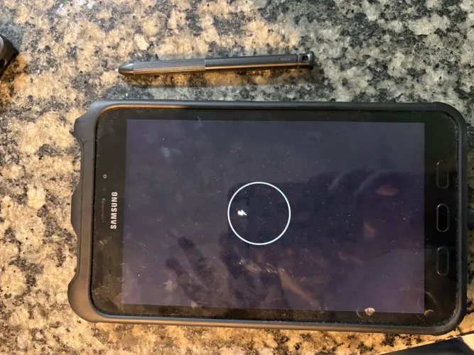 Tablet com caneta