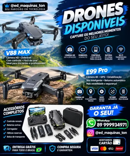 Drones disponíveis
