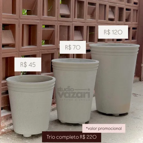 Jarros e Vasos ? Trio Cones