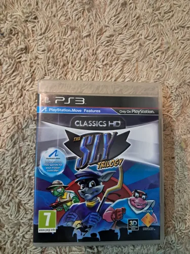 The Sly Trilogy - PS3 com caixa original, manual e disco, perfeitas condições.