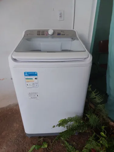 Maquina de lavar panasonic 14k ótima oportunidade mudança