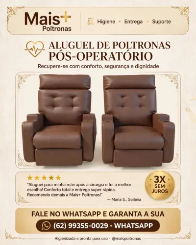 Poltronas para alugar