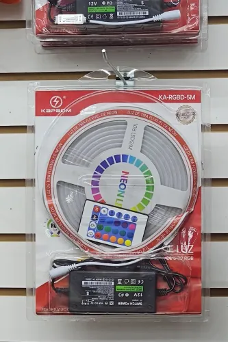 Fita de Neon RGB 5 metros com controle.