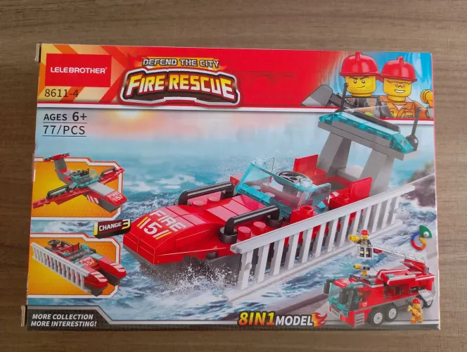Bolo cos de montar - Defend The city Fire rescue (8611-4)