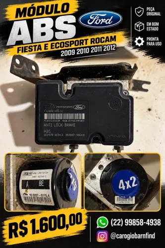 Módulo ABS Ford Fiesta EcoSport Rocam 2009 2010 2011 2012