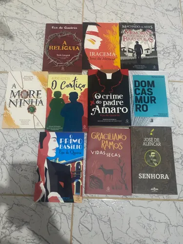 Kit 10 livros Clássicos Literatura / Vestibular (Príncips, Itatiaia e pé de letra)