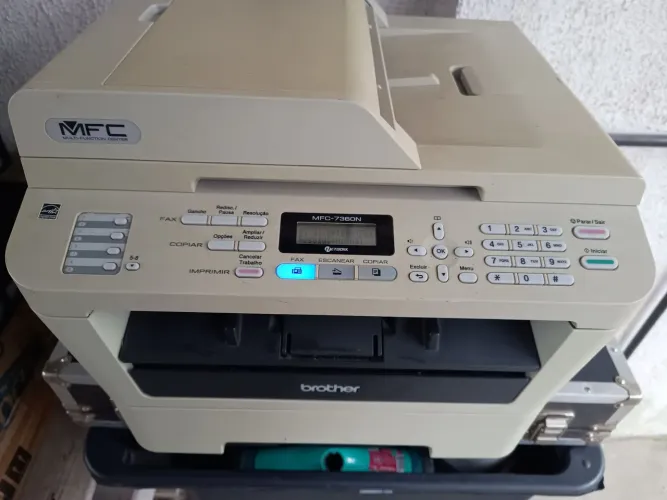 Vendo impressora multifuncional Brother MFC-7360N laser monocromática, com rede.