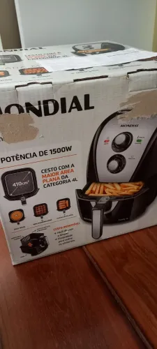 Fritadeira Elétrica Sem Óleo Air Fryer Mondial 4L