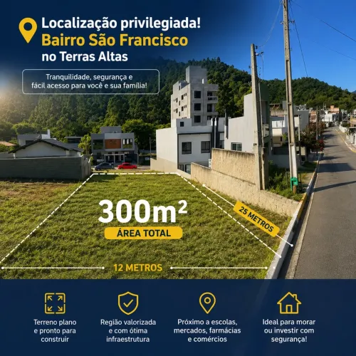 Vendo Terreno no bairro São Francisco Terras altas em Camboriú sobrado casa apartamento
