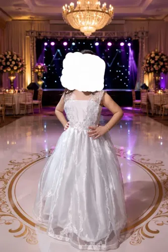 Vestido branco daminha/ABC