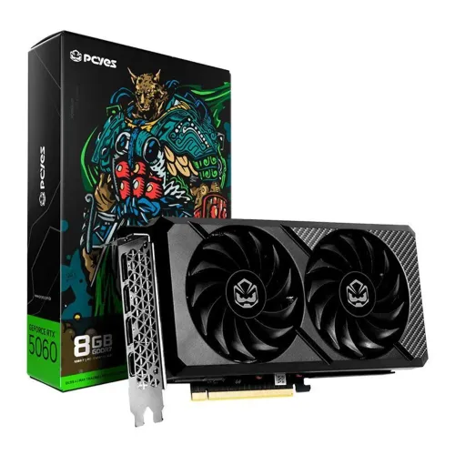 PLACA DE VÍDEO RTX 5060 PCYES 8G NOVA LACRADA RODA DLSS 5