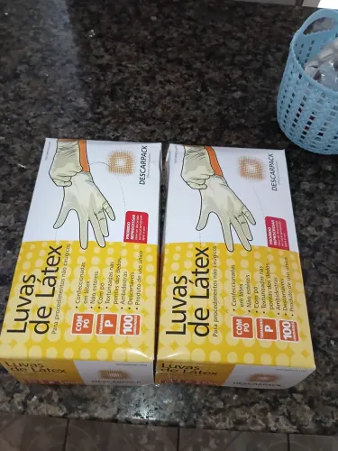Luva de látex