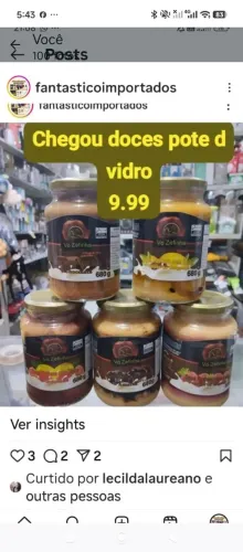 Pote de vidro de Doce de Leite 