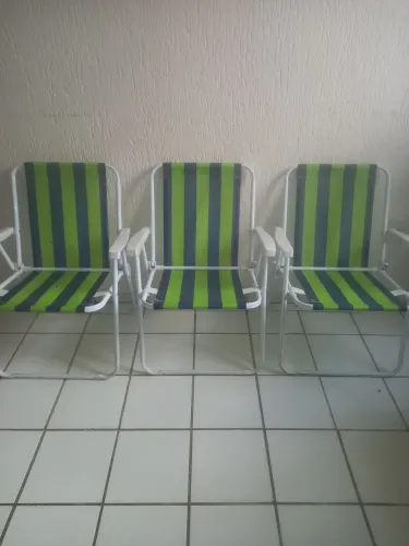 Vendo 3 cadeiras de praia