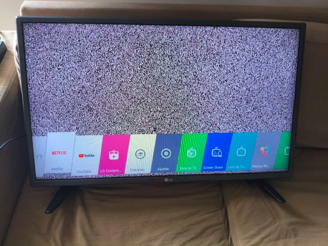 Smart TV LED 32 Polegadas - LG 32LH570B - Wi-Fi , HDMI, USB, Conversor Integrado