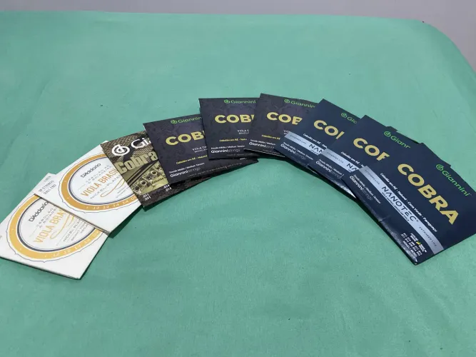 Encordoamentos para Viola Caipira (cebolão Ré)