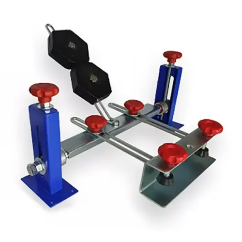 Garra pratic para serigrafia com micro ajuste, distância de quadro e fora contato