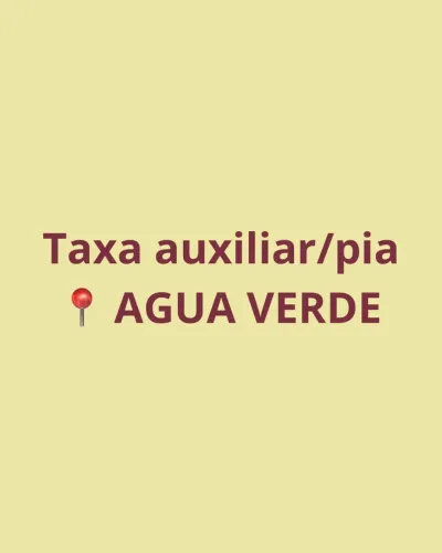 Taxa pia / louça