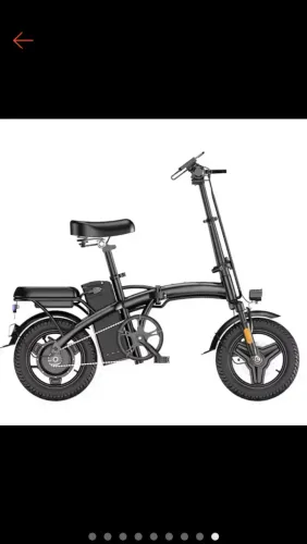 Bicicleta elétrica dobrável